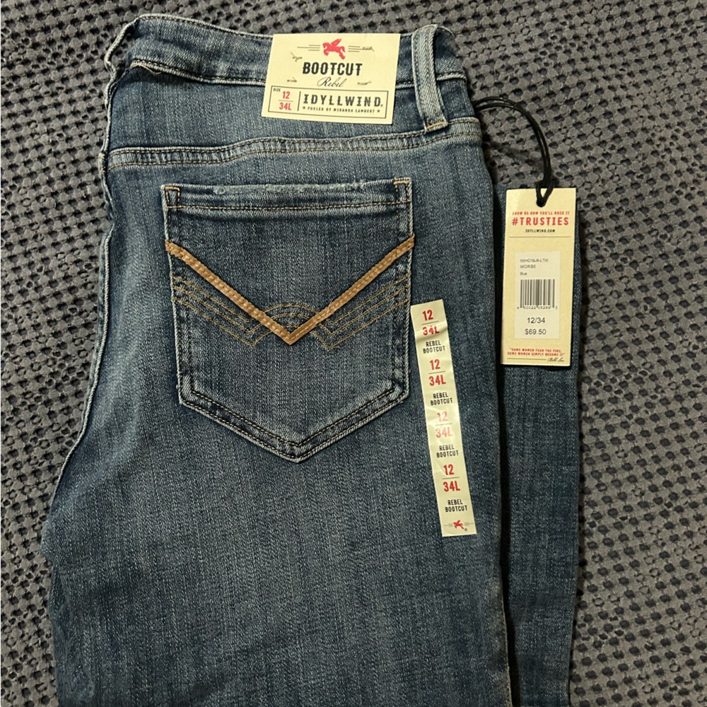 NWT Idyllwind Bootcut Jeans Boot Barn 12 34L